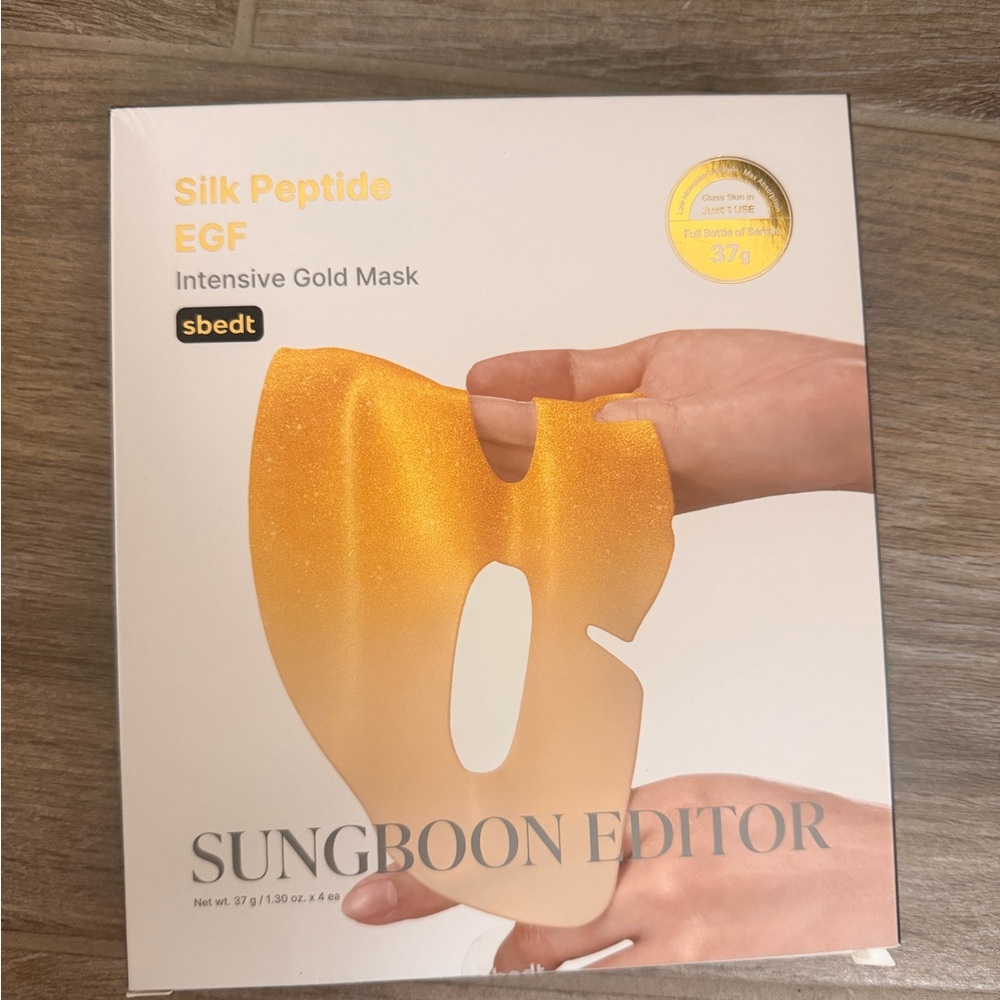 Sungboon Editor Silk Peptide EGF Intensive Gold Mask - Gold